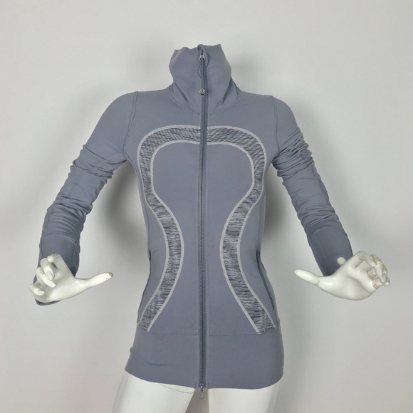 lululemon athletica Jackets & Blazers - Lululemon In Stride Jacket Gray Women Size 2